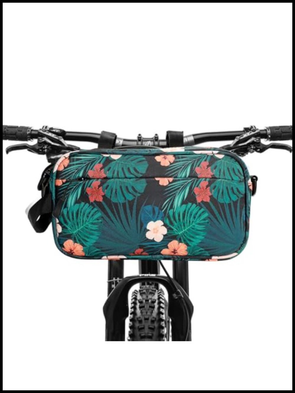 Water Resistant Bike Handlebar Bag 2.3L Cycling Crossbody Fanny Pack